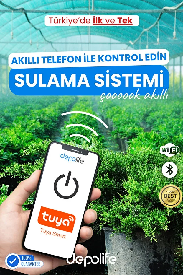 Wi-fi Uzaktan Kumandalı Bahçe Sera Tarla Saksı Sulama Nemlendirme Buharlama Sisleme Damlatma Sistemi